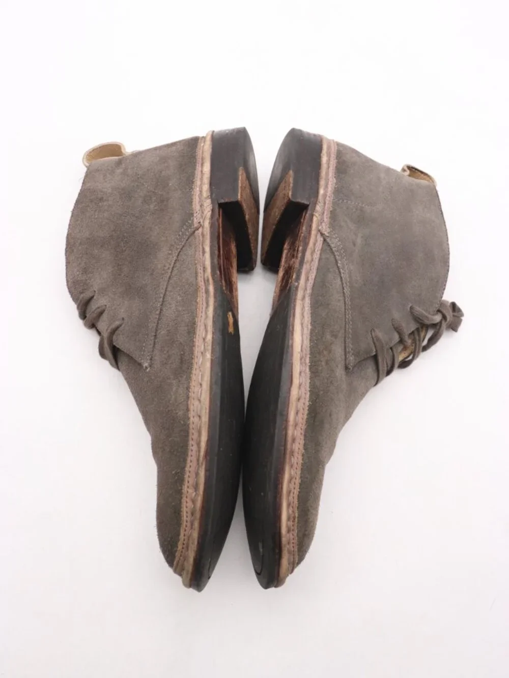 John Varvatos Chukka Boots Men's Size 10 M Gray Suede Leather